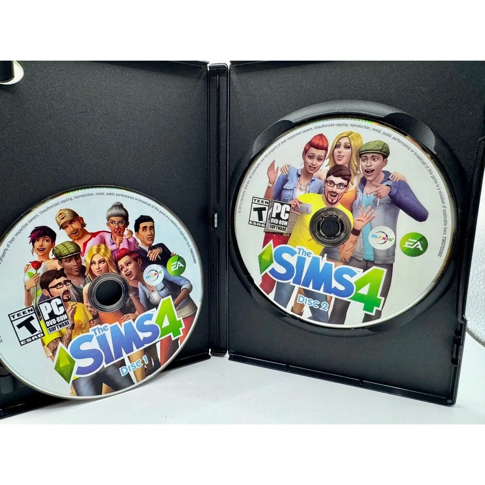EA‎ The Sims 4 Video Game PC Limited Edition 2-Disc DVD-ROM Set 2014 Multi-Color